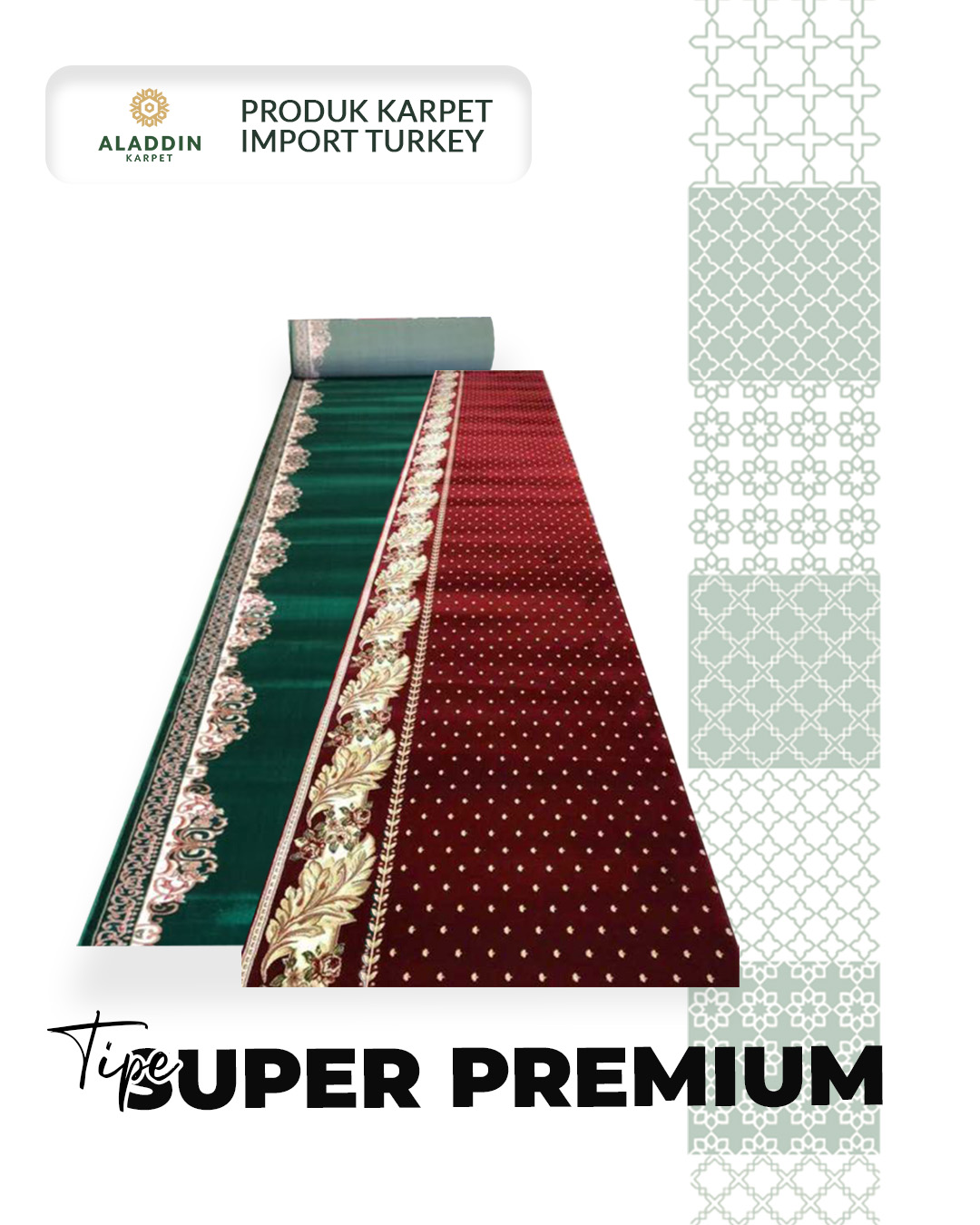 Karpet Masjid Bandung-Toko Kapret Masjid Bandung-Harga Karpet Masjid Bandung-Aladdin Karpet Bandung