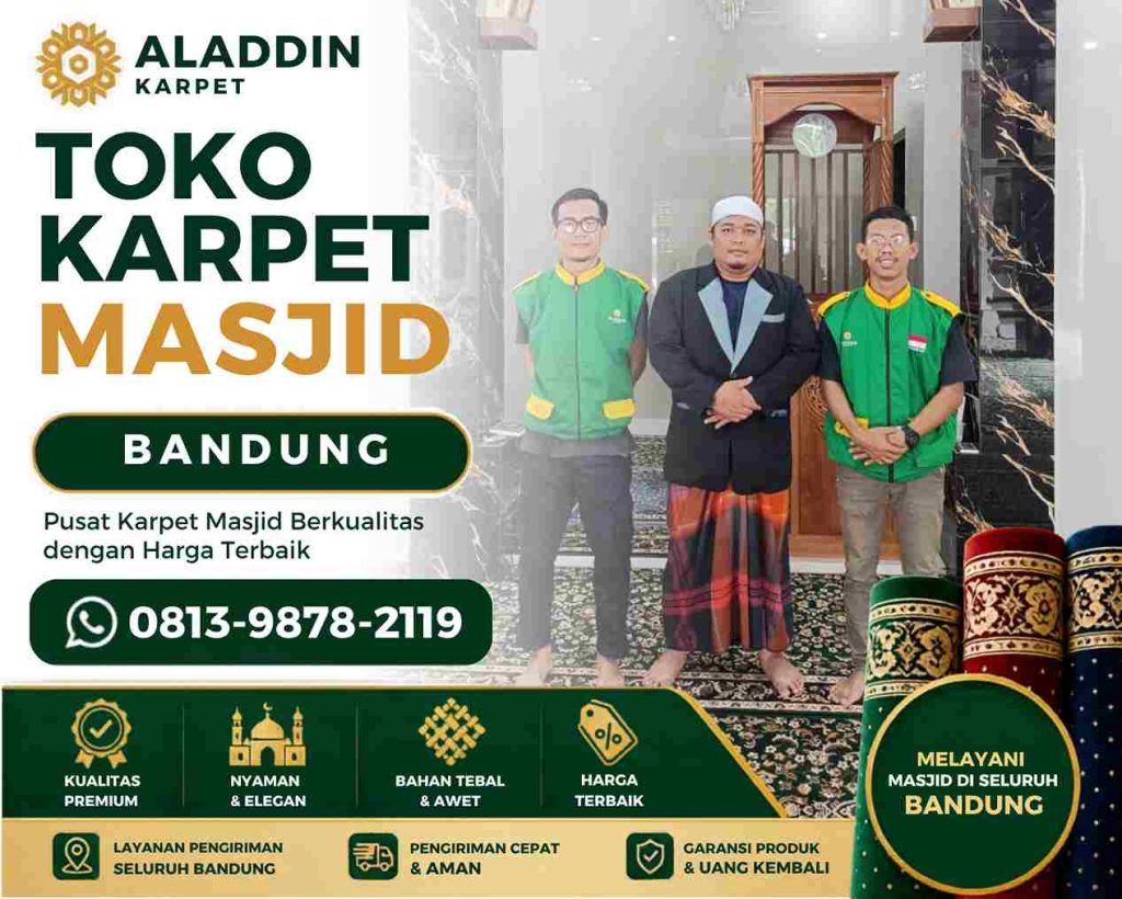 Karpet Custom Bandung Untuk Masjid Yang Presisi Dan Berkualitas
