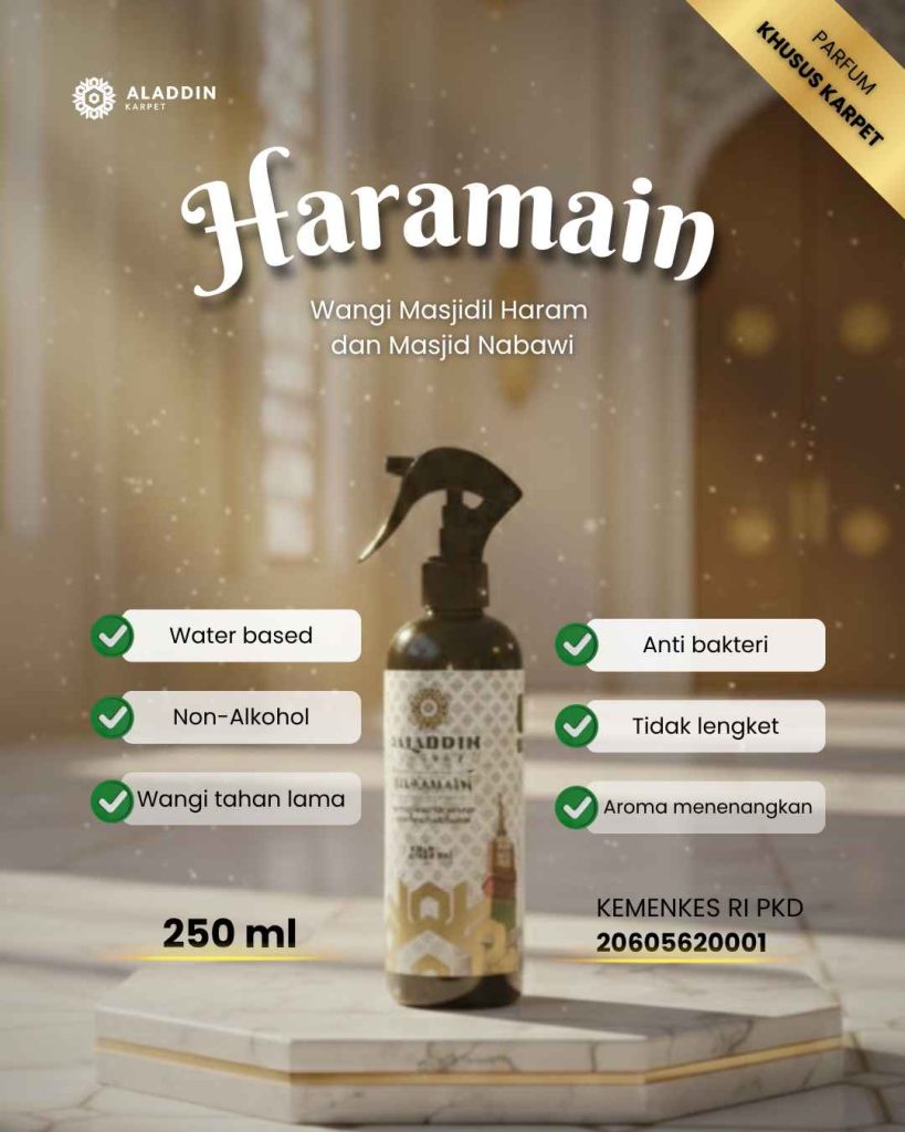 Parfum Karpet Masjid Bandung Aroma Firdaus dan Haramain